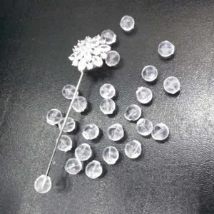 Transparente Silikon Ohrstopper und Strass dekorierte Nadel DIY Schmuck Zubehoer Set.