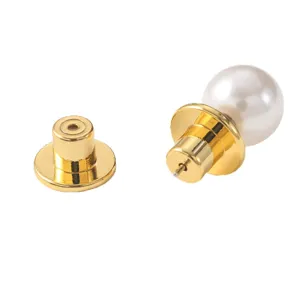 Copper Earring Lifters Support Backs 18K Gold Platinum Plated Secure Earring Backs For Stud Earrings Jewelry Findings