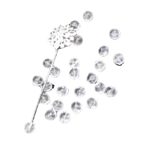 Transparente Silikon Ohrstecker Rückseiten und Blumen Nadel DIY Schmuck Zubehör Set