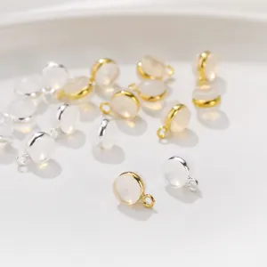 Transparent Silicone Earring Backs With Hanging Loop Copper Metal Ring Earring Plugs DIY Jewelry Making Findings