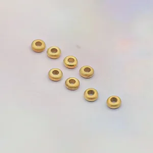Perles d'espacement en metal dore pour fabrication de bijoux DIY et loisirs creatifs