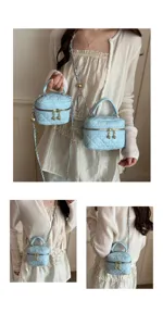 Fashion Quilted Chain Shoulder Bag Autumn New Mini Handbag Commute Crossbody Bag