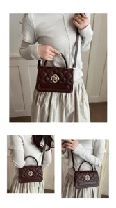 Kinder einfarbige gesteppte Umhängetasche, elegante Prinzessin Schultertasche für den Alltag.