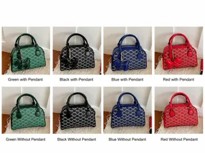 Women bowling small square bag handbag fashion commuter textured trend variant display