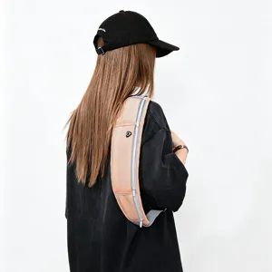 Bolso de pecho para mujer elegante rosa riñonera casual bolso cruzado de moda para el dia a dia
