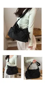 Borsa a tracolla quadri donna grande capacita shopping vintage borsa casual elegante