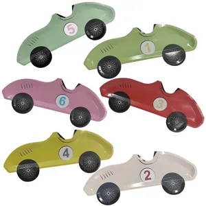 Disposable Paper Plates Racing Car Shape Party Tableware Printed Dinnerware For Birthday Holiday Party Supplies