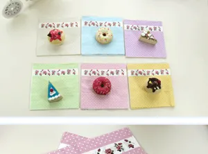 Colorful printed paper napkins rose floral pattern square table napkins for kids birthday party decor
