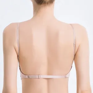 Rugloze sexy ijszijde draadloze bh met dunne halter voor mooie zomerse outfits.