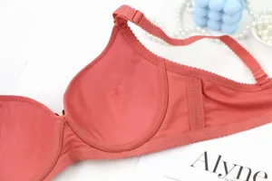 Seamless push-up bra for women, smooth solid color solid support wirefree comfort undergarment