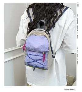 Casual mini backpack for women trendy travel daypack lightweight school bag stylish design