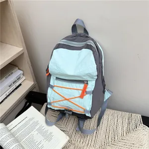 Lightweight Retro Nylon Backpack For Women Students Travel School Bag Breathable Streetwear Style Small Daypack 2026 Summer