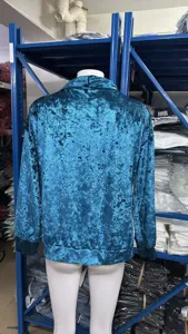 Dames fluweel V-hals losse cardigan herfst winter casual bovenkleding stijlvolle top