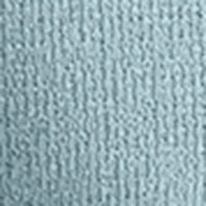 Light blue blazer fabric detail close-up, premium textured material for autumn women apparel.