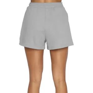 Pantaloncini sportivi grigi casual, comodi pantaloncini da casa per il tempo libero e fitness.