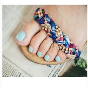 Anillo de dedo del pie con símbolo de infinito de metal para mujer, joyería de playa de verano.