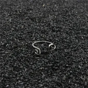 Retro Labyrint Open Ring Vintage Metaal Verstelbare Vinger of Teen Ring Vrouwen Mode.