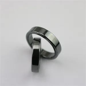 Minimalist Alloy Magnetic Ring For Men Women European American Style Faceted Geometric Finger Ring Jewelry Gift