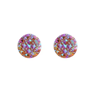Luxe Ronde Strass Magnetische Sjaal Gesp Voor Vrouwen Legering Glinsterende Kleurrijke Kristal Kraag Broche Speld