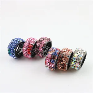 Rhinestone bird nest hair clips ponytail holders sparkling crystal hair accessories for women
