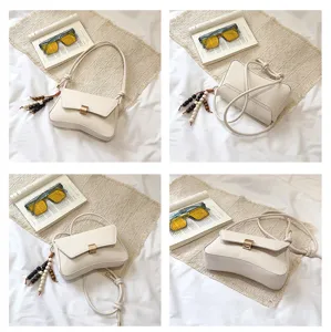 Borsa a spalla minimalista vintage borsa a tracolla chic versatile elegante borsa baguette