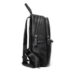 Women Genuine Cowhide Leather Backpack Vintage Casual Large Capacity Travel School Bookbag Fashion Daypack