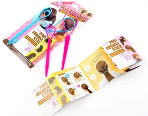 Plastik Haarstyling Werkzeug Set für kreative Zöpfe, einfache Haarflecht Zubehörteile.