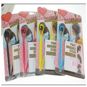 Koreanischer Stil Zopfmacher Haarstyling Tool Set, bunte magische Haar Schlaufe Werkzeuge.