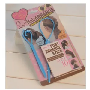 Koreanischer Stil Haarstyling Werkzeug Pferdeschwanzmacher Haar Zubehör Set praktisch.