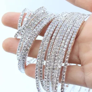 Grote strass creolen oorbellen mode accessoires sprankelende kristallen sieraden multi-maat