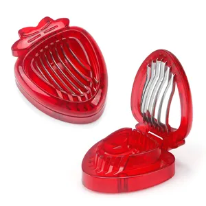 Tagliafragole E Togli-Picciolo In Acciaio Inossidabile Set Di Strumenti Creativi Da Cucina Per Semplice Preparazione Di Frutta