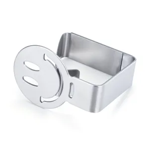Morsetti per Tovaglia in Acciaio Inossidabile Supporti per Copritavolo in Metallo Morsetti per Tavolo Resistenti Design Cavo per Cucina Pranzo
