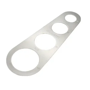 Utensile di misurazione per spaghetti in acciaio inossidabile strumento cucina 4 fori