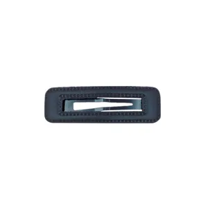 Black rectangular hair clip minimalist hair barrette for women and girls daily styling