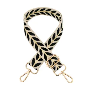 Correa de repuesto para bolso 3,8 cm ancha bandolera ajustable con ganchos metal.