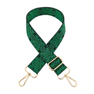 Adjustable woven bag strap 3.8cm wide replacement shoulder strap for crossbody bags.