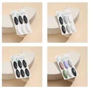 Colorful plastic hijab pins brooch set, anti-glare scarf safety clips for daily wear.