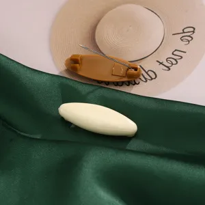 Plastic colorful safety pin anti-exposure brooch scarf buckle for women daily wear fashion accessory