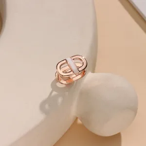 Mini rose gold silk scarf buckle shirt ribbon clip accessory elegant minimalist jewelry