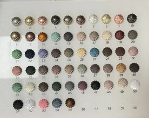 Mat geplooide bloem hijab magneten sterke magnetische pinnen kleurenkaart set voor