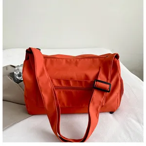Bolso de viaje grande para mujer, ligero y casual, bolso de hombro, vista detallada.