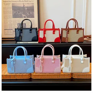 Bolso de mano elegante para mujer bolso de hombro casual versátil bolso pequeño de verano