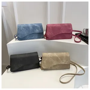 Vrouwen kleine vierkante schoudertas zomer mode casual crossbody handtas multi kleur