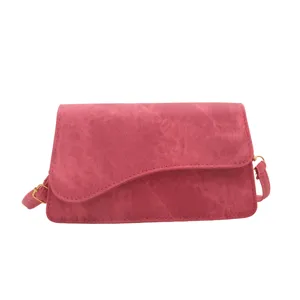Roze dames schoudertas crossbody tas stijlvolle casual handtas voor dagelijks gebruik