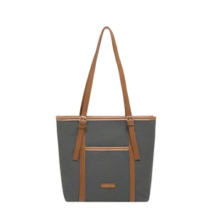 Bolso de hombro de gran capacidad casual retro para mujer elegante practico nuevo