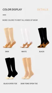 Outdoor sports compression socks for running and cycling, available in multiple colors and styles.