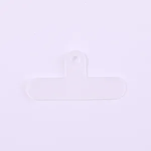 Transparent T-shaped PVC phone lanyard gasket patch for universal secure strap attachment
