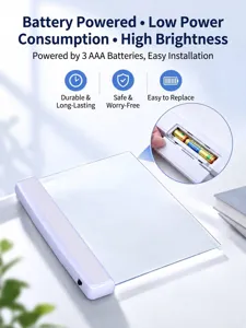 Detailansicht der LED-Leselampe mit Batteriefach für 3xAAA-Batterien zur einfachen Nutzung