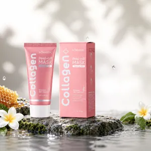 KORMESIC Collagen Peel-off Mask Deep Cleansing Face Mask With Niacinamide Hyaluronic Acid For Brightening Skin Elasticity
