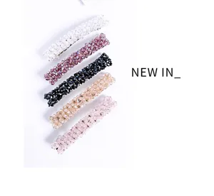 Koreanische Kristall Perlen Haarspangen Feder Klammern Set für Damen Mädchen Schmuck.